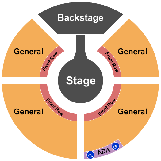 Waterfront Waypoint Park Seating Chart: GA/Front Row