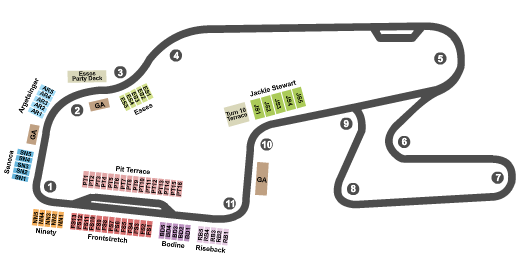 Watkins Glen International Speedway Seating Chart