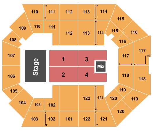 The Watsco Center At UM Seating Chart: Stray Kids