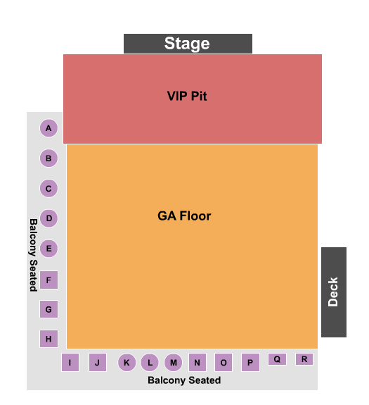 Wave - KS Seating Chart: Endstage VIP