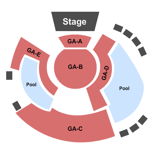 WawYe Oasis Seating Chart: Endstage