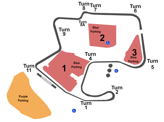 WeatherTech Raceway Laguna Seca Map