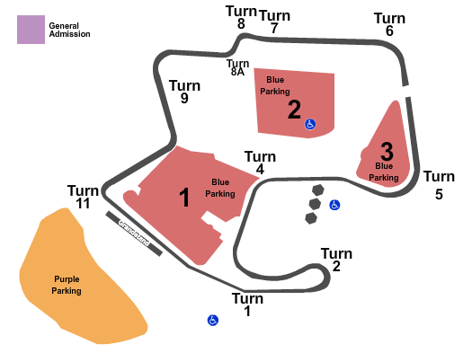 Raceway Laguna Seca Seating Chart: IndyCar Grand Prix