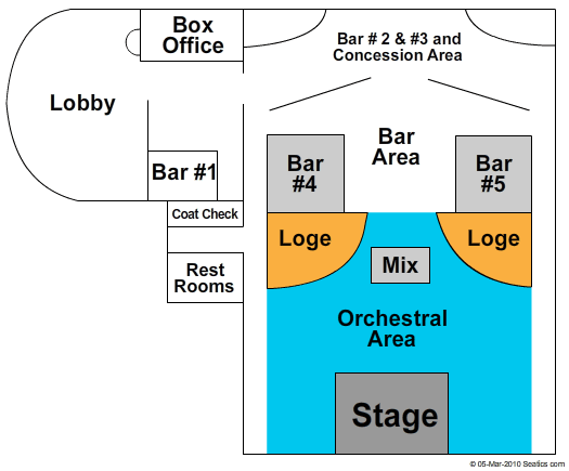 Webster Theater Seating Chart: End Stage