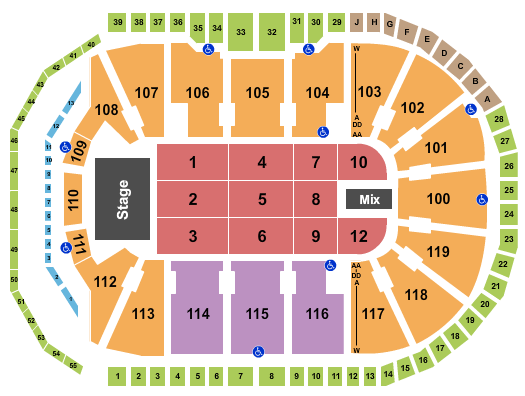 Total Mortgage Arena Seating Chart: Katt Williams