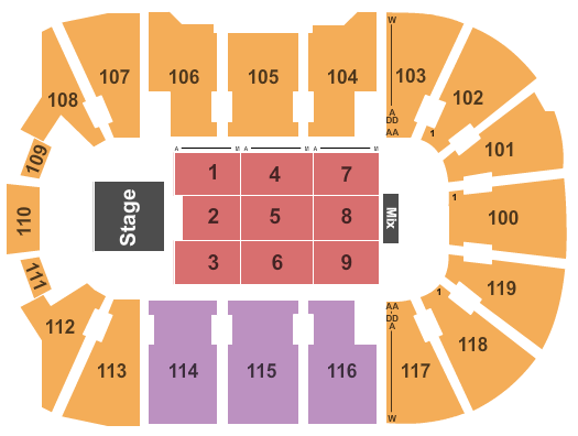 Total Mortgage Arena Seating Chart: Theresa Caputo