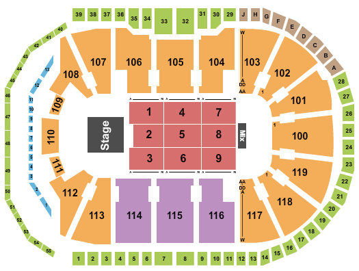 Total Mortgage Arena Seating Chart: Theresa Caputo