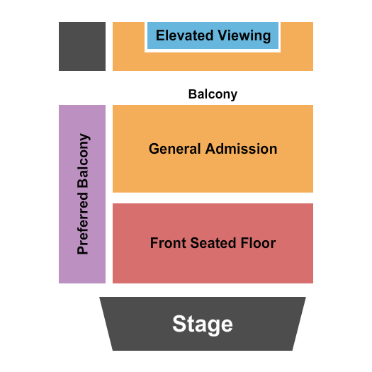 Webster Hall Seating Chart: Front Seated Floor