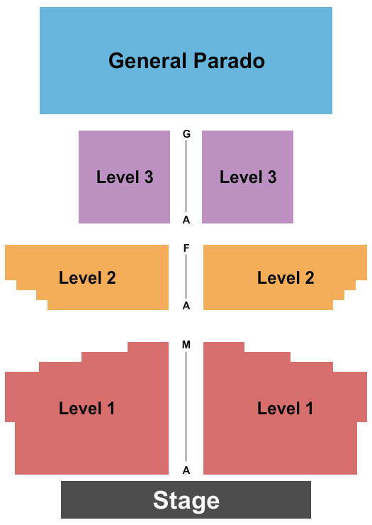 Webster Theater Seating Chart: Endstage