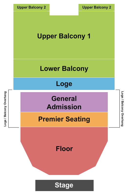 Wellmont Theatre Seating Chart: Endstage Gold Flr GA