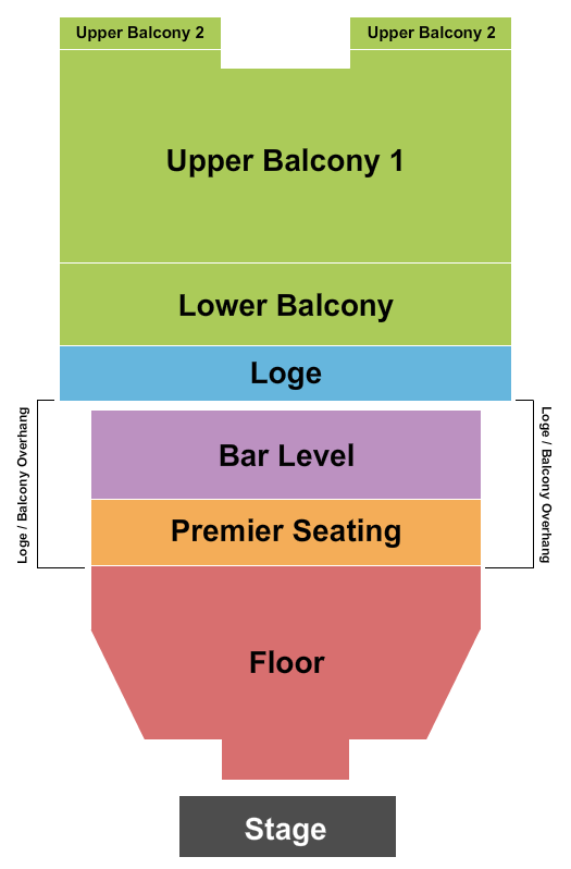 Wellmont Theatre Seating Chart: Endstage RSV Floor