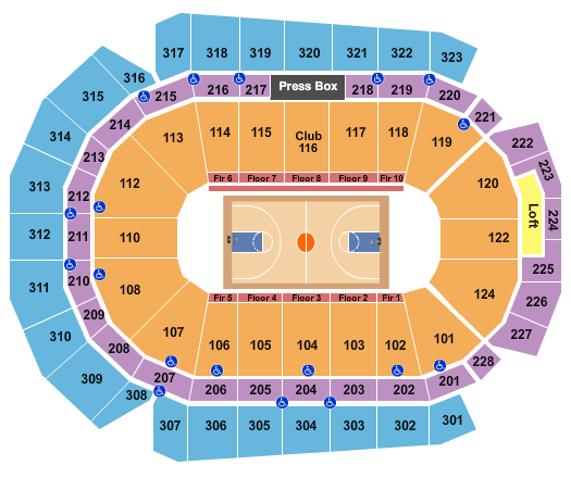 Wells Fargo Arena Seating Chart Virtual Tour