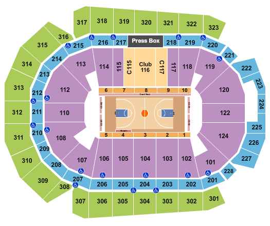 Wells Fargo Arena - IA Seating Chart: Harlem Globetrotters