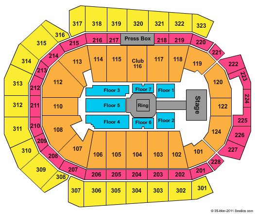 2015 wwe raw tickets des moines wwe raw 2015 tickets at wells fargo arena wwe seating chart