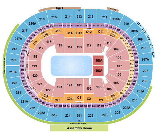 Wells Fargo Center - PA Seating Chart: Disney On Ice