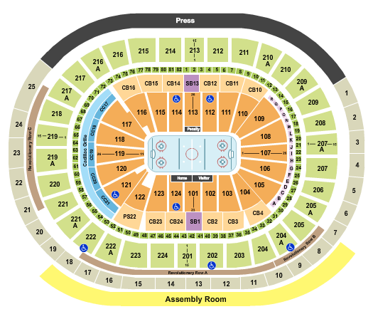 Bruins Tickets Seating Chart