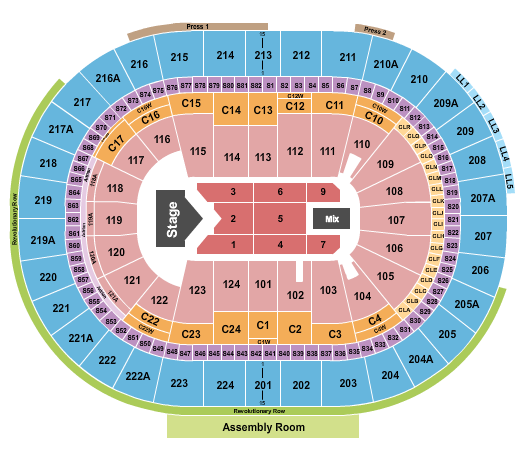 Wells Fargo Center - PA Seating Chart: Jelly Roll