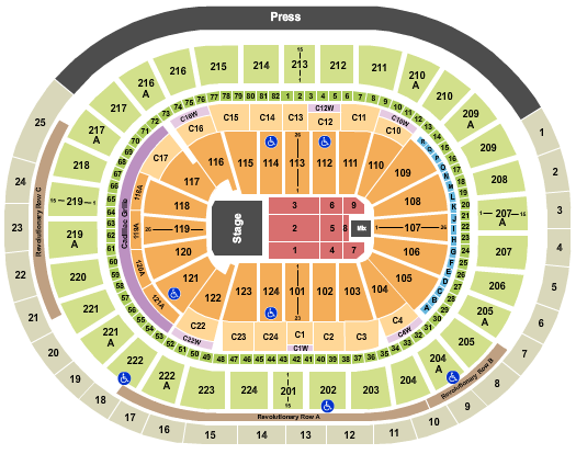 Wells Fargo Center - PA Seating Chart: Jingle Ball