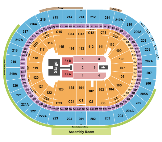 Wells Fargo Center - PA Seating Chart: Kelsea Ballerini