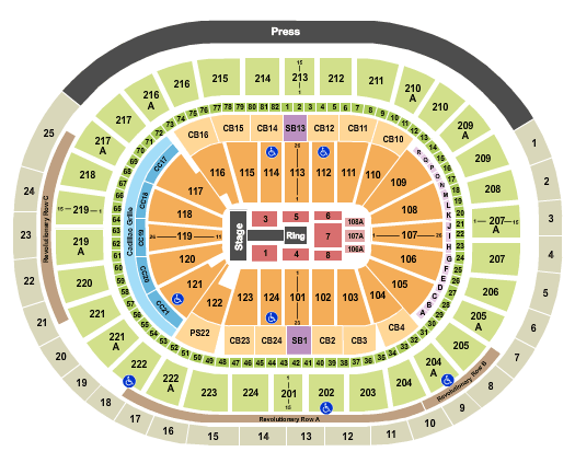 Knoxville Civic Coliseum Seating Chart Wwe