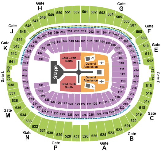 Wembley Stadium Seating Chart: Endstage GC 2