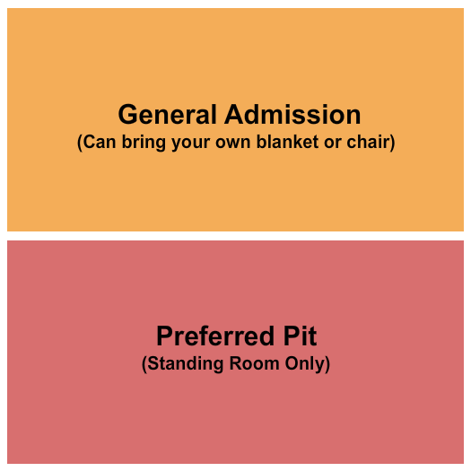 Wendell's Outdoors Seating Chart: GA & Preferred Pit