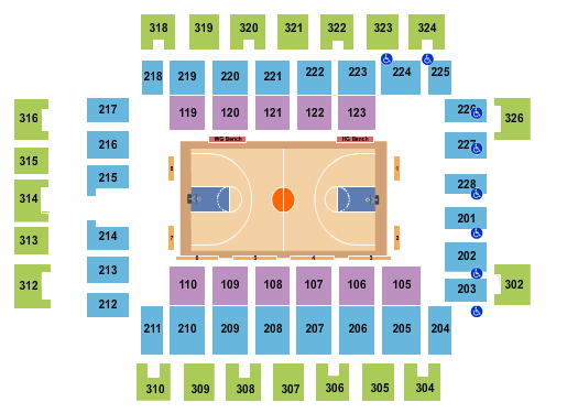 Wesbanco Arena Seating Chart: Basketball - Globetrotters