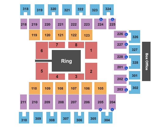 Wesbanco Arena Seating Chart: Boxing
