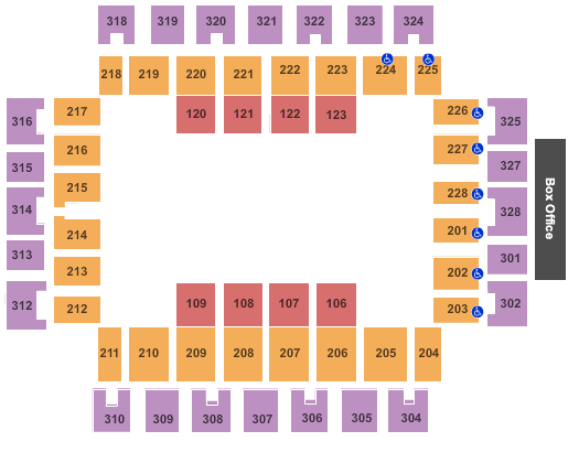 Wesbanco Arena Seating Chart Wheeling Wv