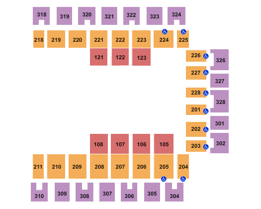 Wesbanco Arena Seating Chart: PBR