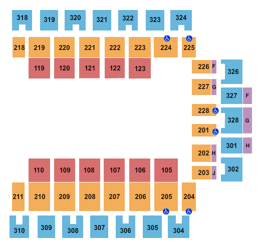 Wesbanco Arena Seating Chart: PCB