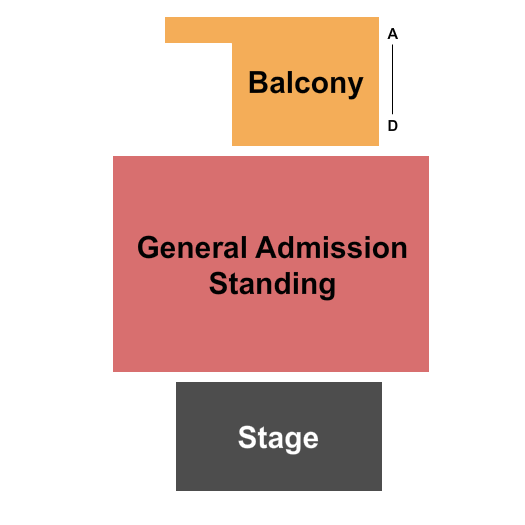 West Art - Lancaster Seating Chart: GA/Balcony
