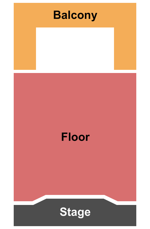 West End Cultural Centre Seating Chart: GAFloor/GABalcony