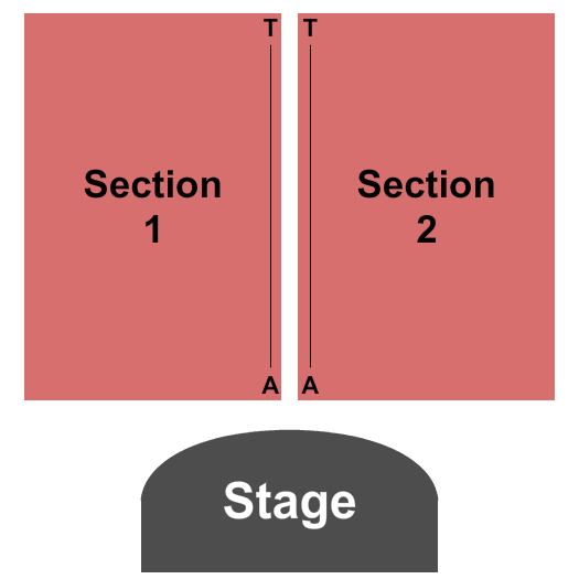 West Plains Civic Center - Theater Seating Chart: Endstage