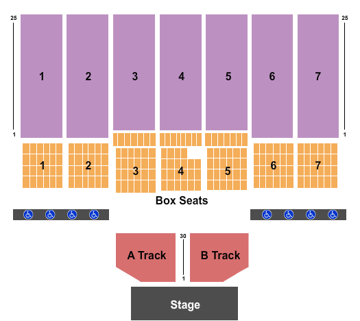 West Virginia State Fair Seating Chart: Endstage 2