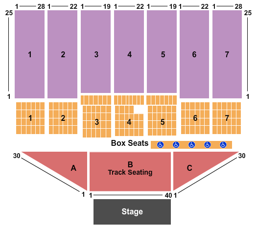 West Virginia State Fair Seating Chart
