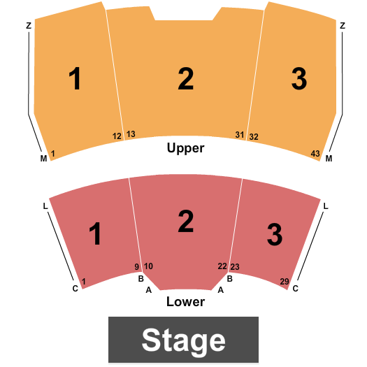 Westbrook Performing Arts Center Seating Chart