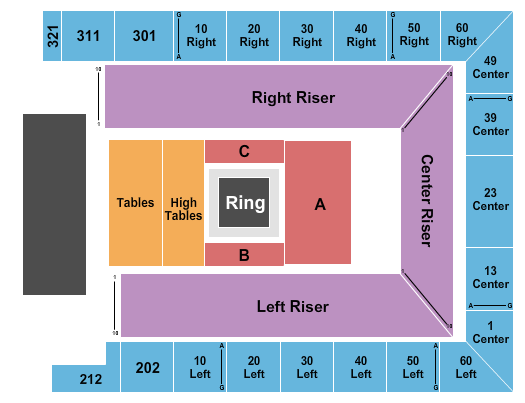 Westchester County Center Seating Chart: Boxing