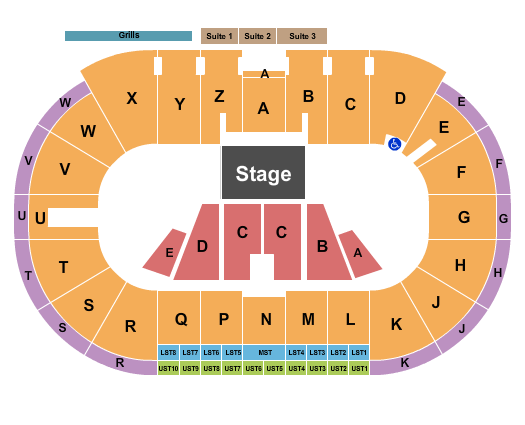 Western Financial Place Seating Chart: Theatre Setup