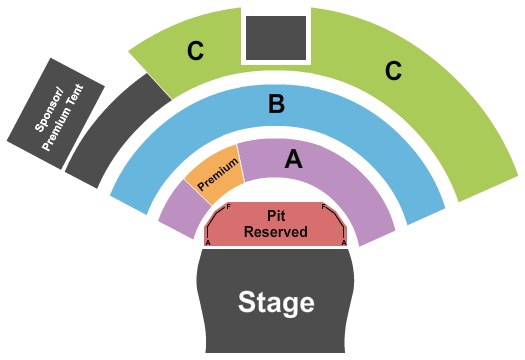 Western Navajo Nation Fairgrounds Seating Chart: Endstage Reserved Pit