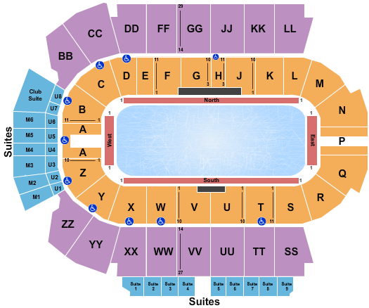 Peavey Mart Centrium Seating Chart: Stars On Ice