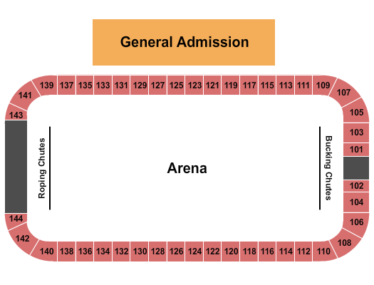 Westworld Of Scottsdale Seating Chart: Rodeo 2