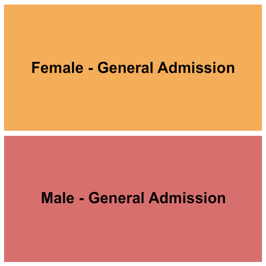 Wet Republic Ultra Pool Seating Chart: Male/Female GA