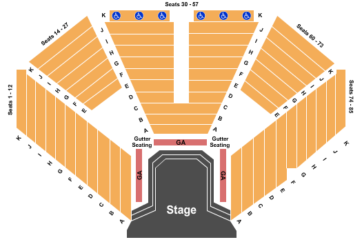 Wharton Center - Pasant Theatre Map