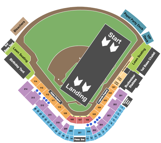 Legends Field - KY Seating Chart: Nitro Circus