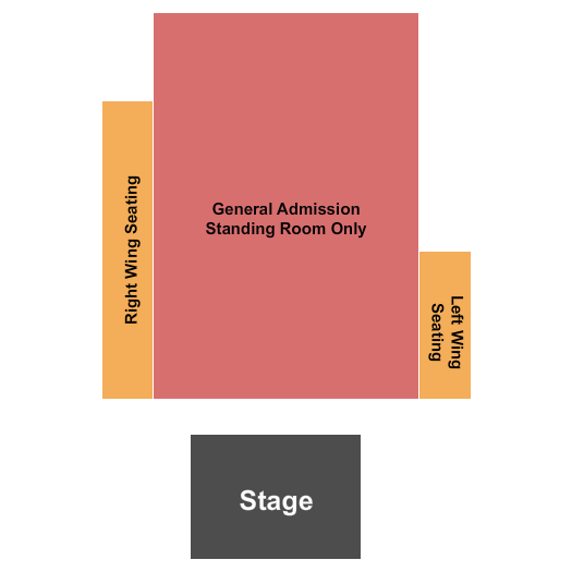 WhiteWater Amphitheater Seating Chart: Endstage GA Floor/VIP