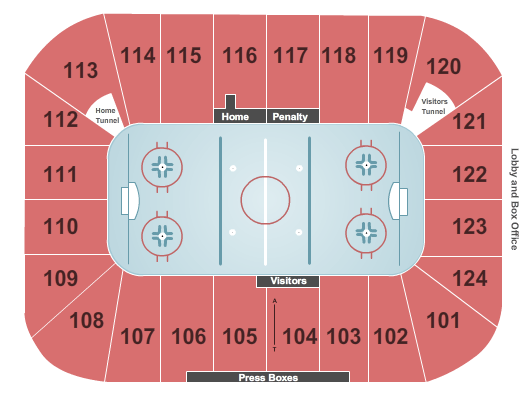 Trask Coliseum Seating Chart