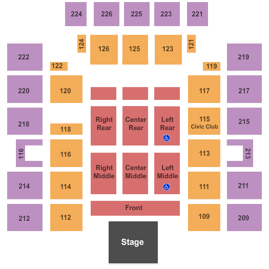 Martin Luther King Jr Arena Savannah Ga Seating Chart