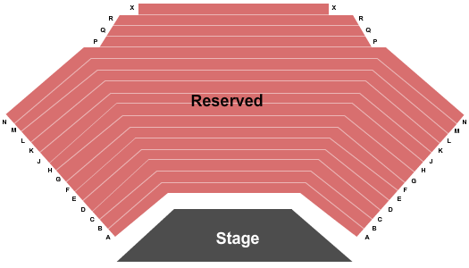 Wilcox Theater at Reif Performing Arts Center Seating Chart: End Stage