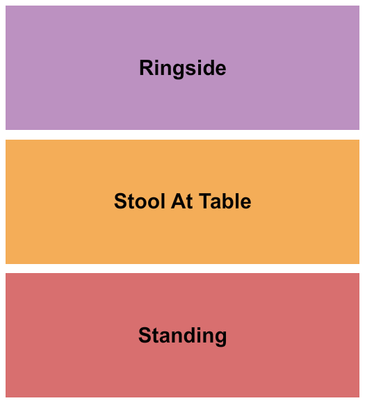 Wild Eagle Steak & Saloon Seating Chart: Micro Wrestling